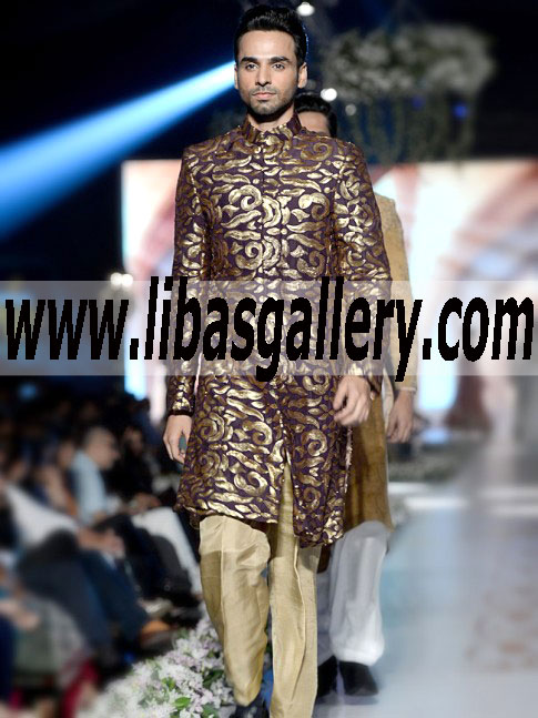 HSY Groom Sherwani Suits | Sherwani For Weddings & Occasions | www.libasgallery.com Official Site in Dallas, Houston, Austin, San Antonio, sherwani Shops in Texas